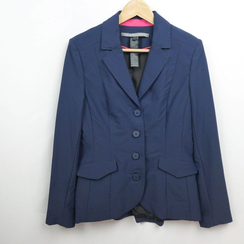 Women's Navy Fitted Blazer Jacket